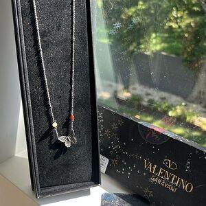 Valentino Garavani silver Butterfly necklace